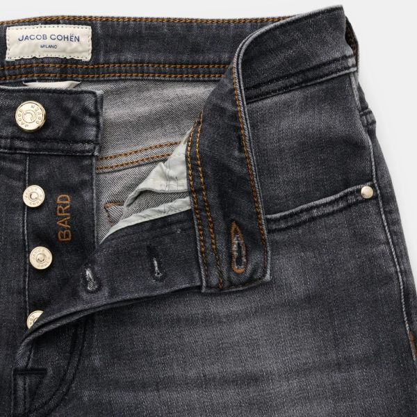 Jacob Cohën Bard Slim Jeans 600D Zwart