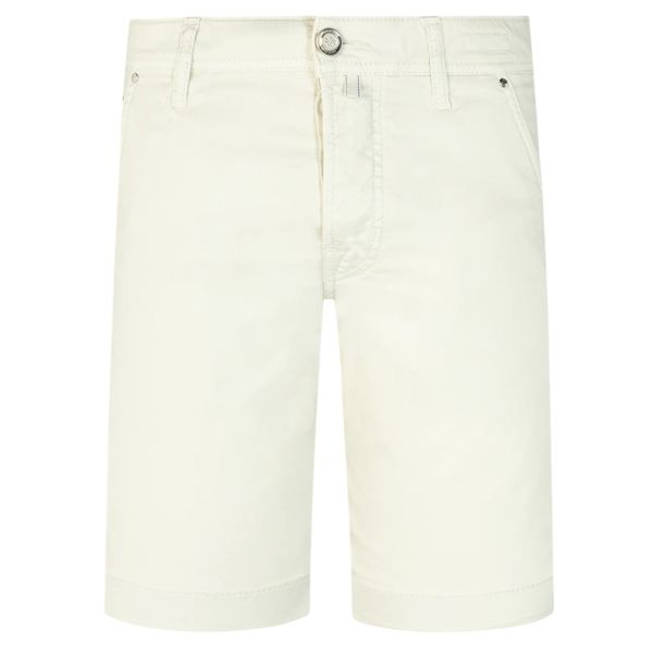 Jacob Cohën Bermuda Lou Korte Broek Off White