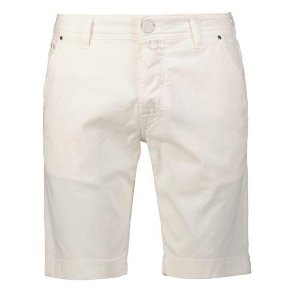 Jacob Cohën Bermuda Lou Korte Broek Off White
