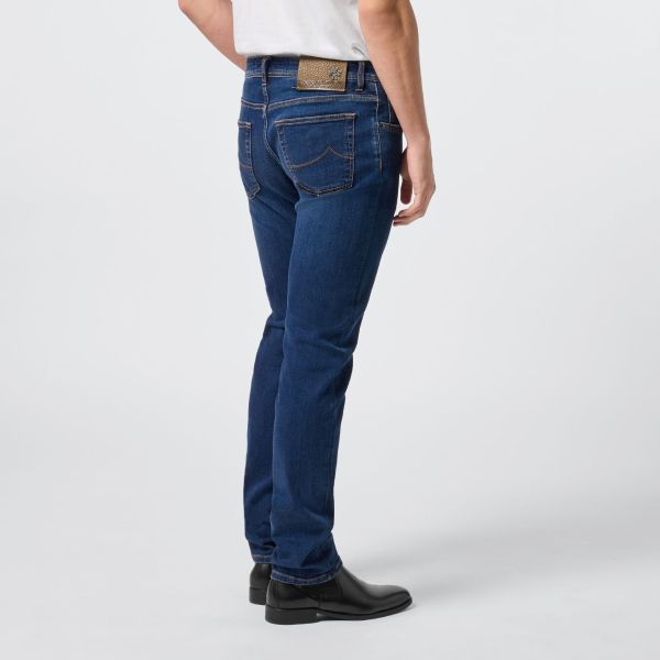 Jacob Cohën Nick Slim Jeans Donker Blauw