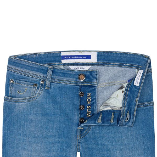 Jacob Cohën Nick Slim Jeans Blauw