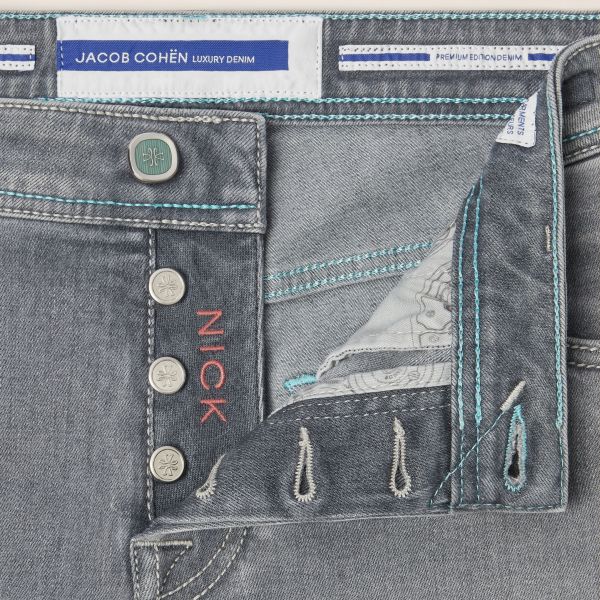 Jacob Cohën Nick Slim Jeans 900D Grijs