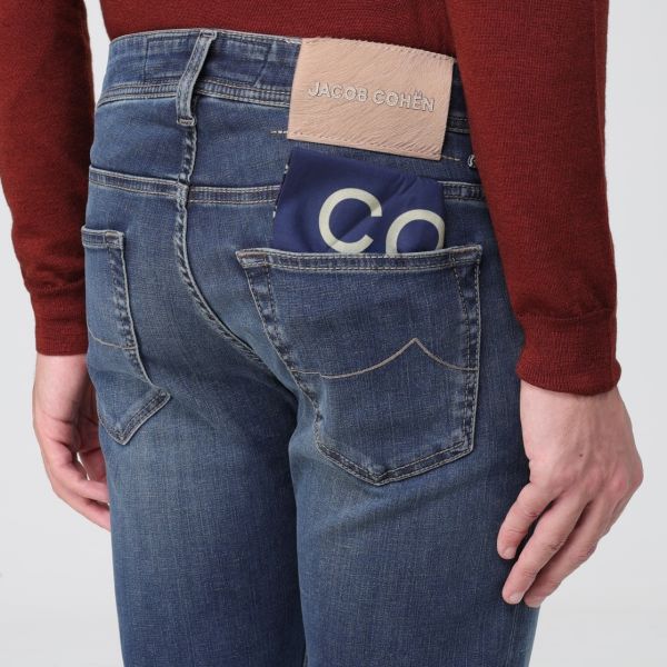 Jacob Cohën Nick Slim Jeans Blauw