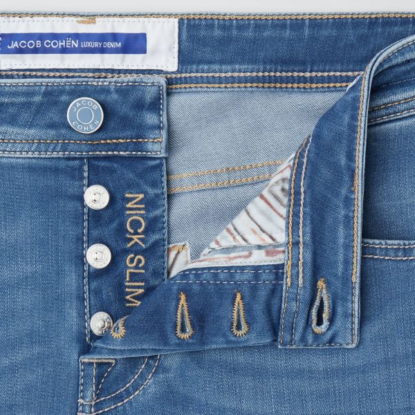 Jacob Cohën Nick Slim Jeans Blauw