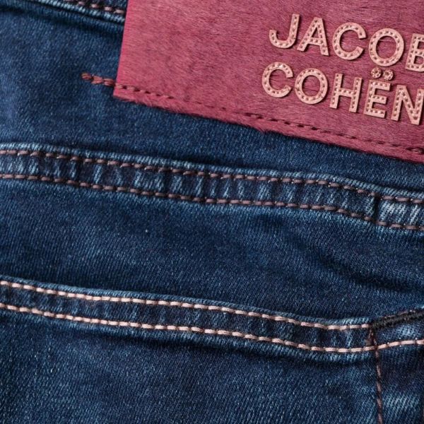 Jacob Cohën Nick Slim Jeans Donker Blauw