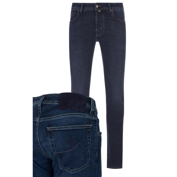 Jacob Cohën Nick Slim Jeans Donker Blauw