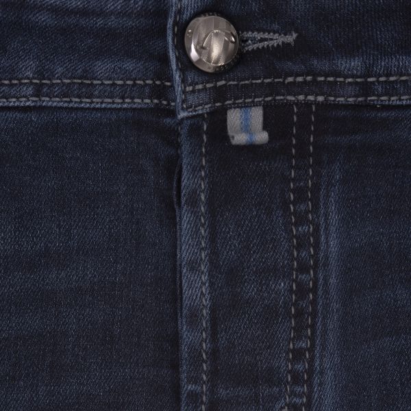 Jacob Cohën Nick Slim Jeans Donker Blauw