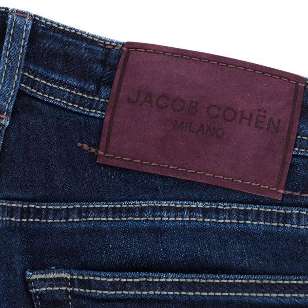 Jacob Cohën Nick Slim Jeans Donker Blauw