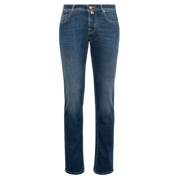 Jacob Cohën Nick Slim Jeans Donker Blauw