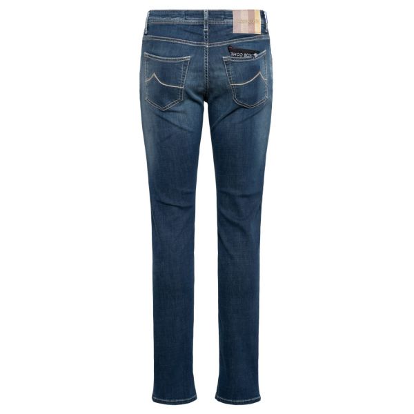 Jacob Cohën Nick Slim Jeans Donker Blauw