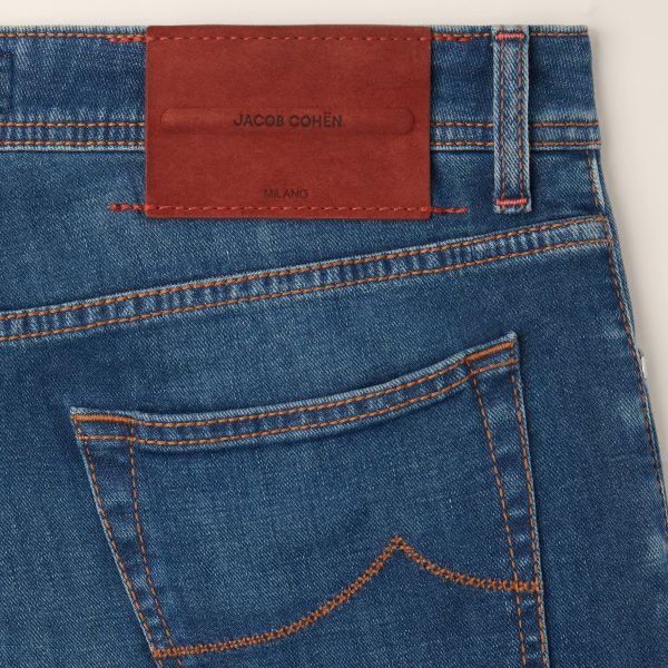 Jacob Cohën Nick Slim Jeans 200D Blauw