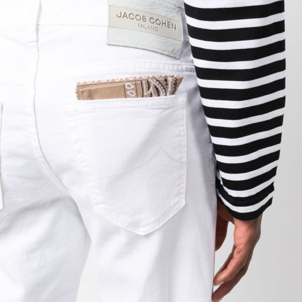 Jacob Cohën Nick Slim Jeans Wit
