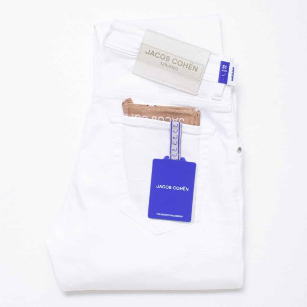 Jacob Cohën Nick Slim Jeans Wit