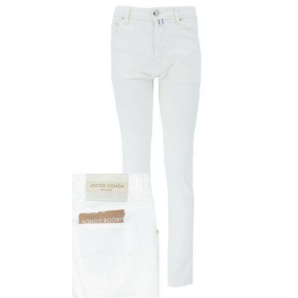 Jacob Cohën Nick Slim Jeans Wit