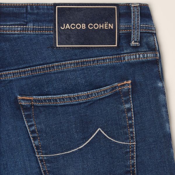 Jacob Cohën Nick Super Slim Jeans 100D Donker Blauw