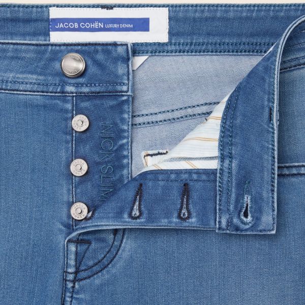 Jacob Cohën Nick Super Slim Jeans 200D Blauw
