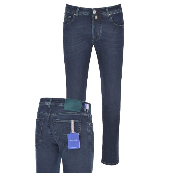 Jacob Cohën Nick Super Slim Jeans Donker Blauw