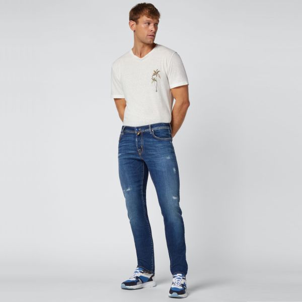 Jacob Cohën Nick Super Slim Jeans Donker Blauw