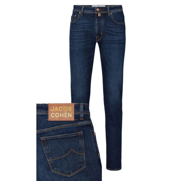 Jacob Cohën Nick Super Slim Jeans Donker Blauw