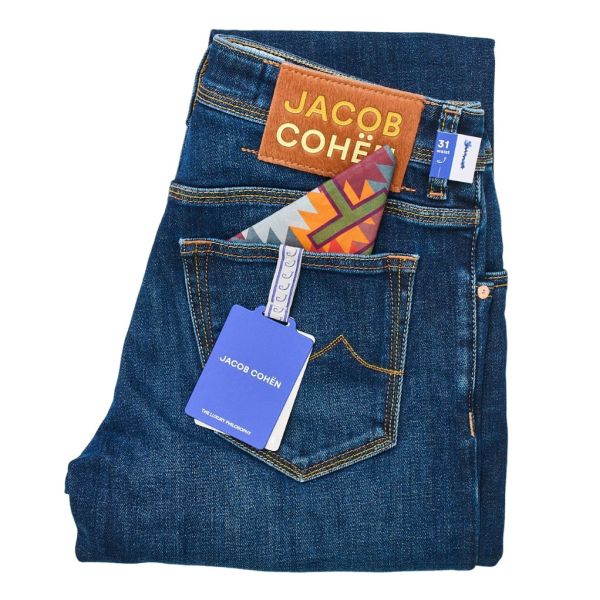 Jacob Cohën Nick Super Slim Jeans Donker Blauw