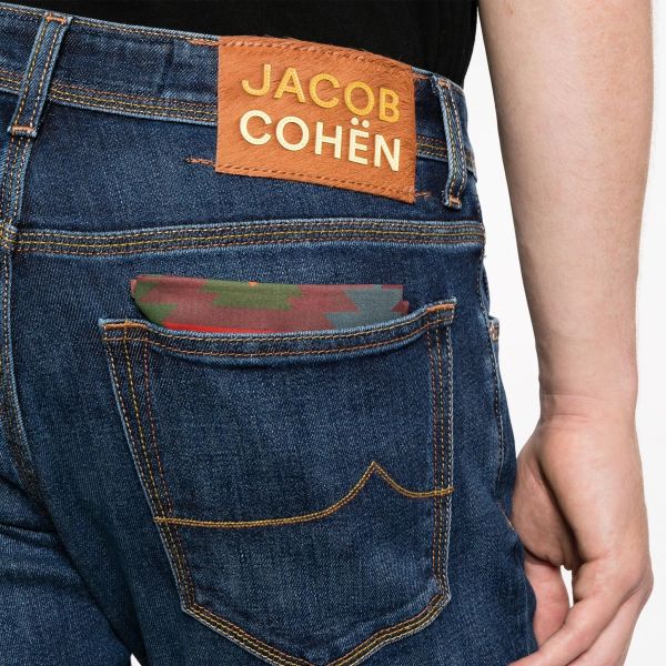 Jacob Cohën Nick Super Slim Jeans Donker Blauw