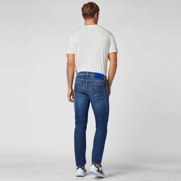 Jacob Cohën Nick Super Slim Jeans Donker Blauw