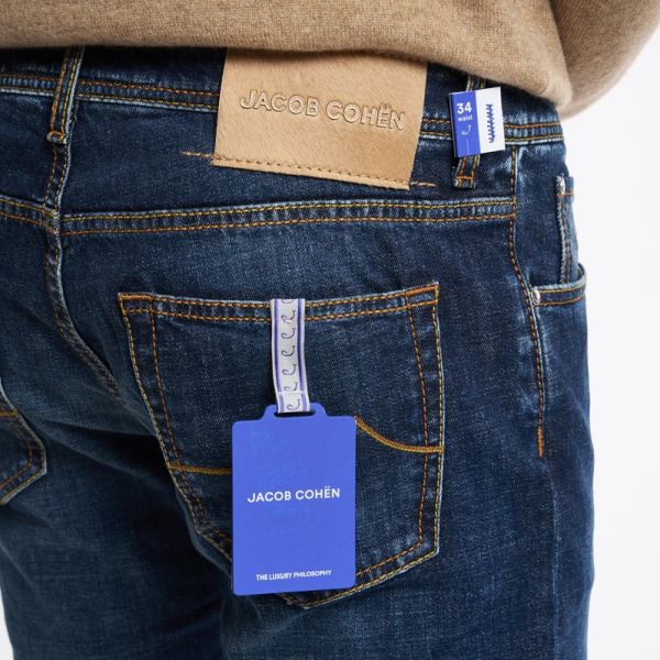 Jacob Cohën Nick Super Slim Jeans Donker Blauw