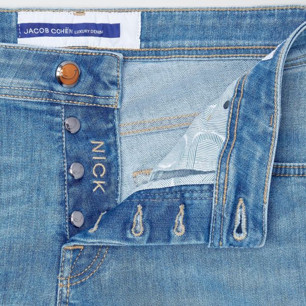 Jacob Cohën Nick Super Slim Jeans Licht Blauw