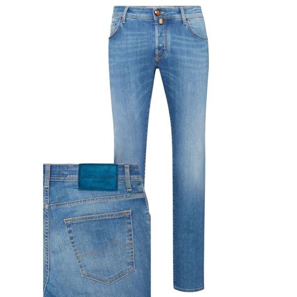 Jacob Cohën Nick Super Slim Jeans Licht Blauw