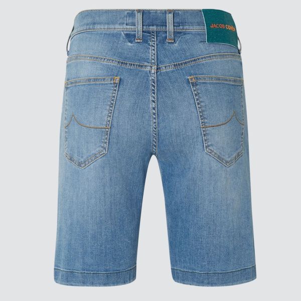Jacob Cohën Nicolas Bermuda Korte Broek Licht Blauw