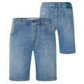 Jacob Cohën Nicolas Bermuda Korte Broek Licht Blauw
