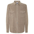Jacob Cohën Western Overhemd Taupe