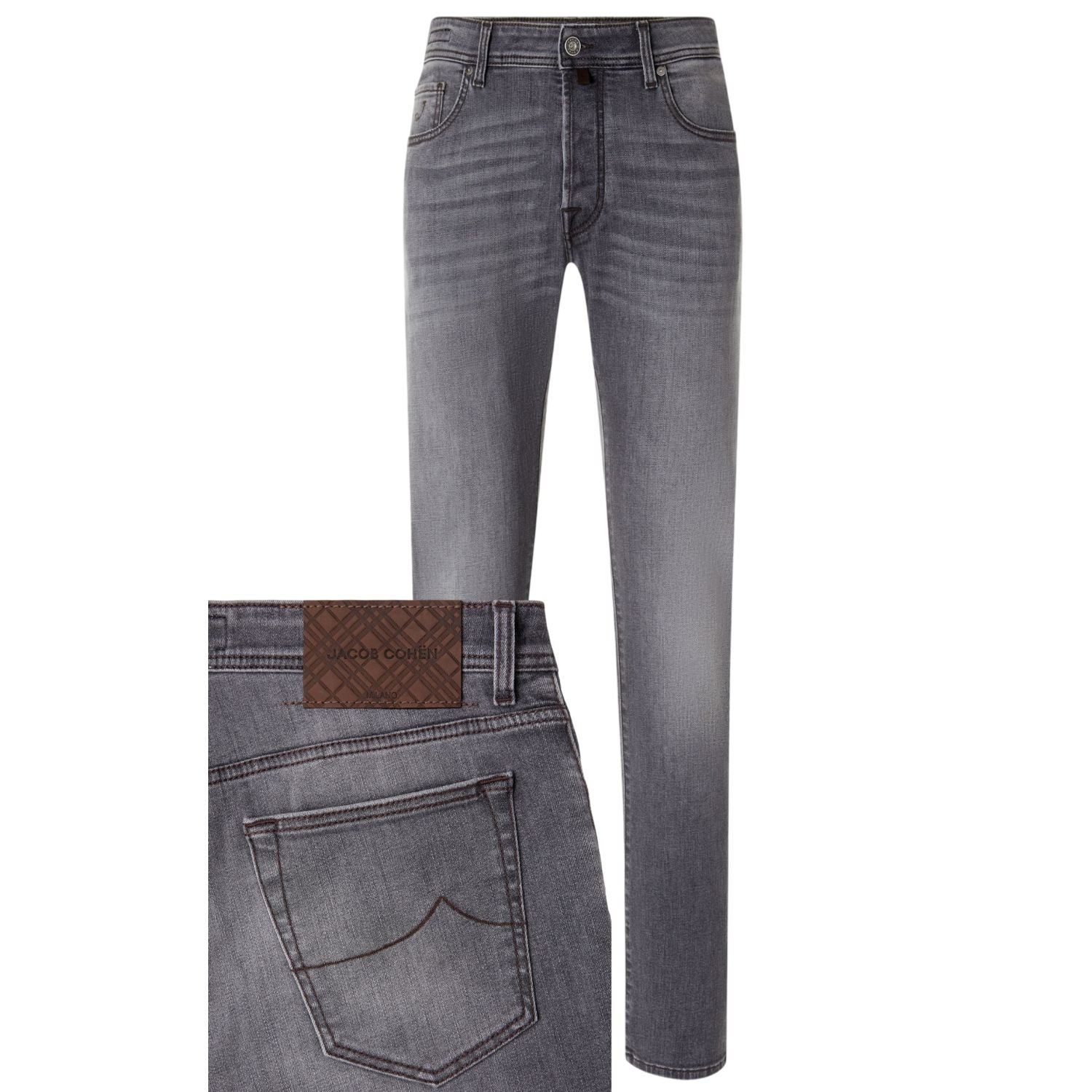 Jacob Cohën Nick Slim Jeans 600D Zwart