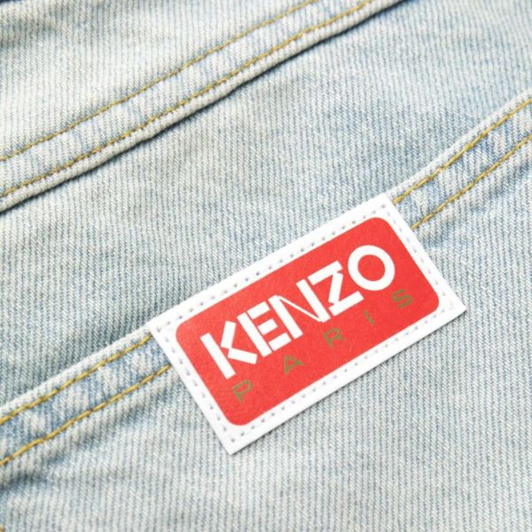 Kenzo Bara Slim Jeans Licht Blauw