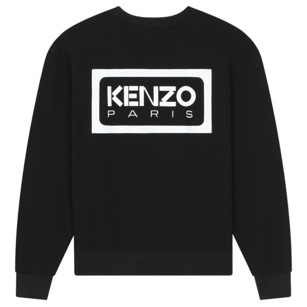 Kenzo Bicolor Kenzo Paris Classic Sweater Zwart