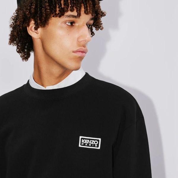Kenzo Bicolor Kenzo Paris Classic Sweater Zwart