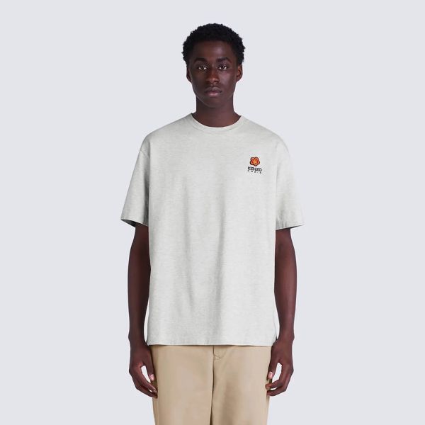 Kenzo Boke Flower Crest T-shirt Grijs