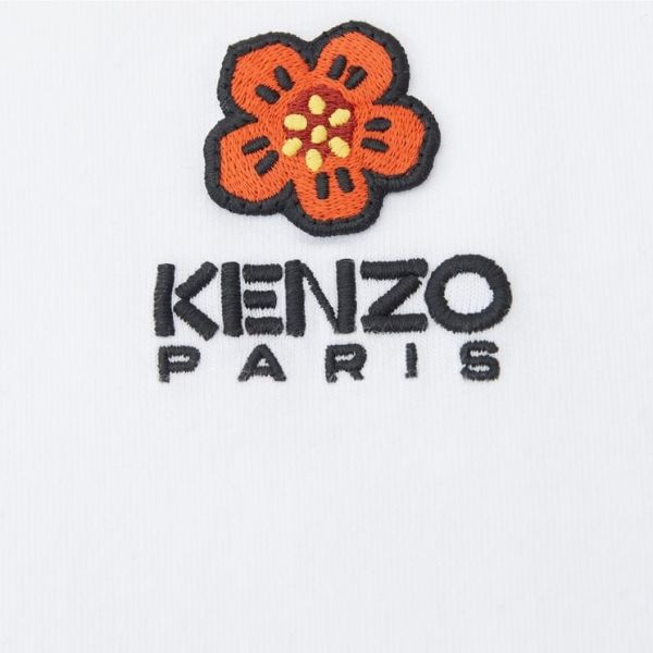 Kenzo Boke Flower Crest T-shirt Wit