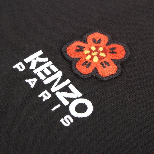 Kenzo Boke Flower Crest T-shirt Zwart