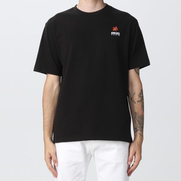 Kenzo Boke Flower Crest T-shirt Zwart