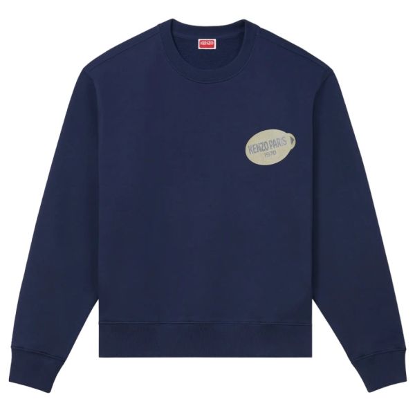 Kenzo Fruit Stickers Classic Sweater Navy