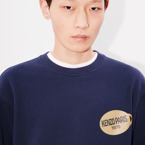 Kenzo Fruit Stickers Classic Sweater Navy