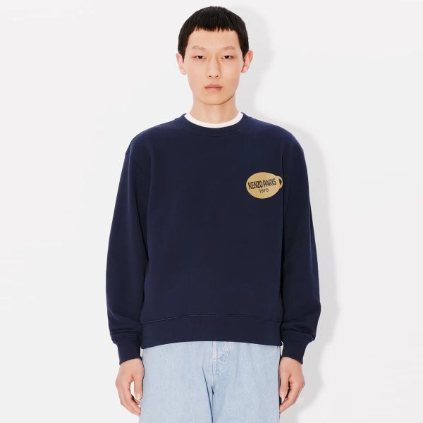 Kenzo Fruit Stickers Classic Sweater Navy
