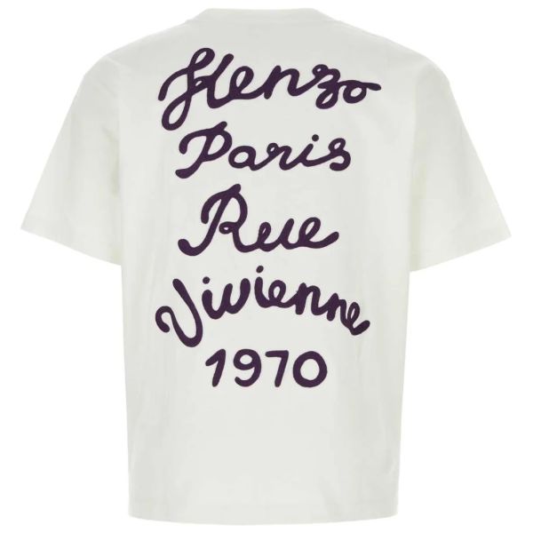 Kenzo Rue Vivienne Oversized T-shirt Off White