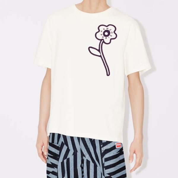 Kenzo Rue Vivienne Oversized T-shirt Off White