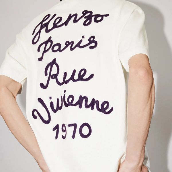 Kenzo Rue Vivienne Oversized T-shirt Off White