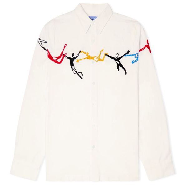 KidSuper Studios Trapeze Performer Overhemd Off White