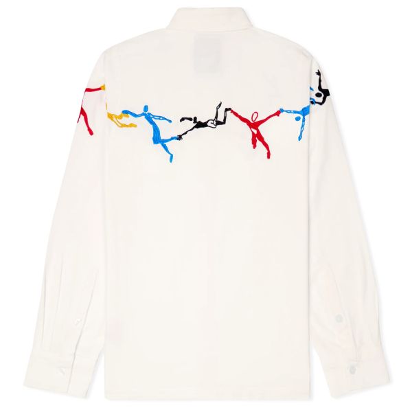 KidSuper Studios Trapeze Performer Overhemd Off White