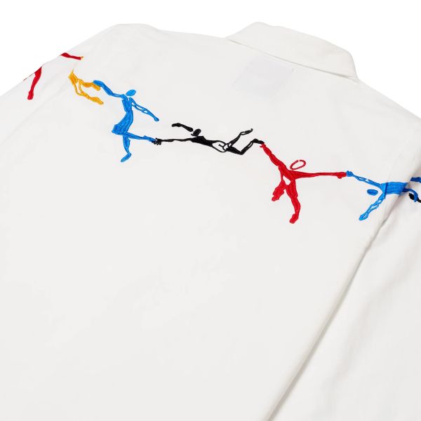 KidSuper Studios Trapeze Performer Overhemd Off White