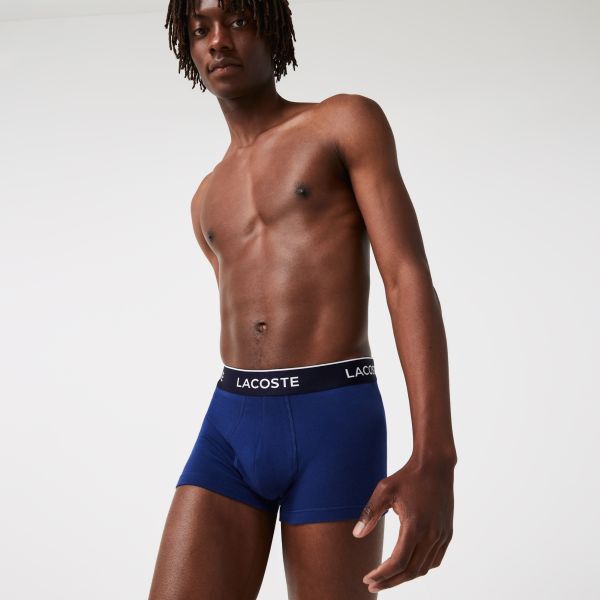 Lacoste 3-Pack Boxer Navy/Rood/Blauw